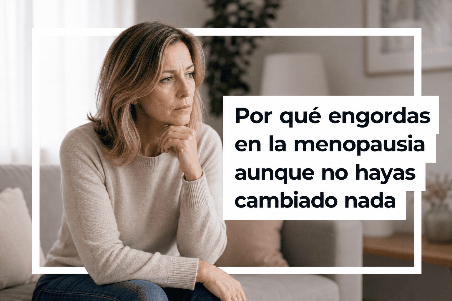 engordar en la menopausia